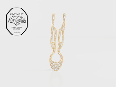 Fiona Franchimon | Nº1 HAIRPIN Steel with Swarovski® Crystals | Accessories - French pin | LOSHEN & CREM