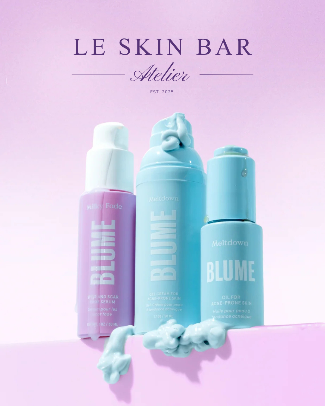 Blume Skincare x Loshen & Crem – Le Skin Bar Atelier