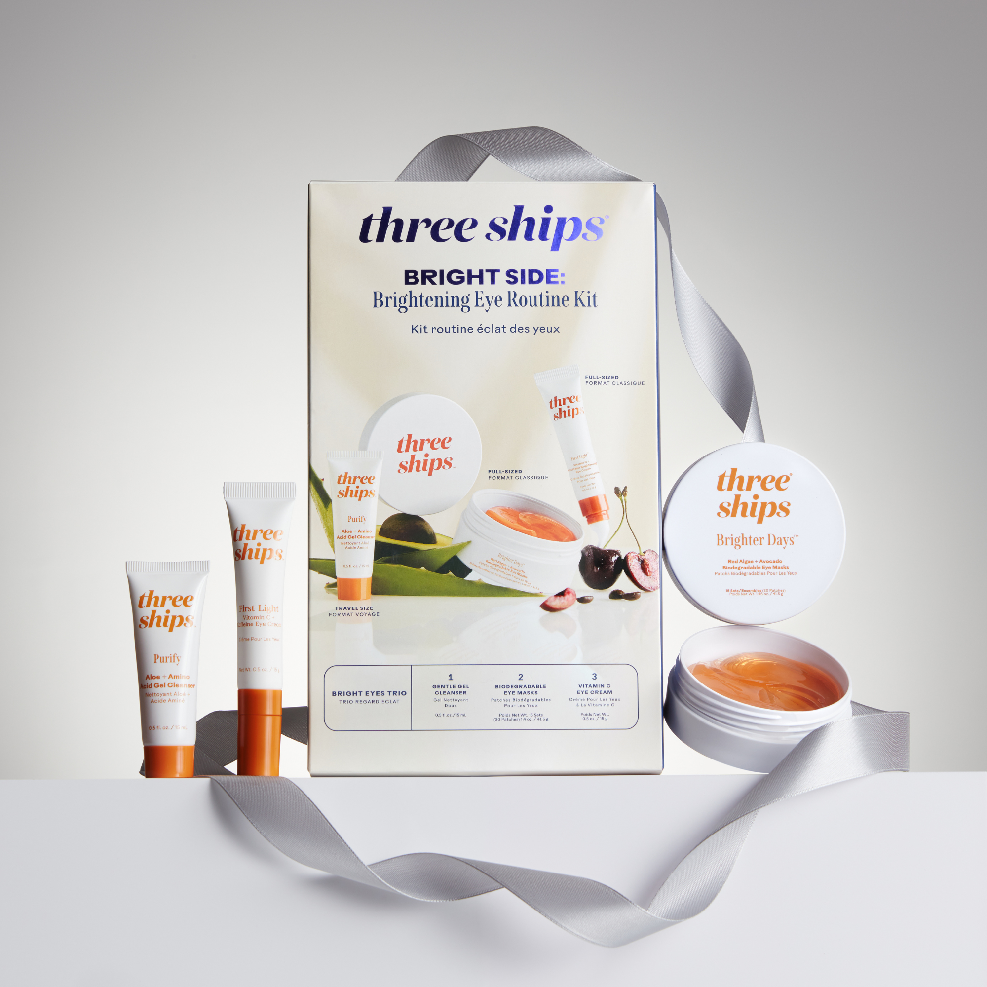 Bright Side: Brightening Eye Routine Kit | Value set | LOSHEN & CREM