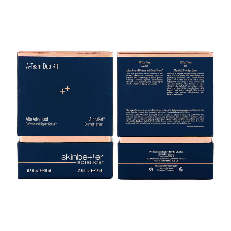 SkinBetter Science - A team duo Set | Skincare kit | LOSHEN & CREM