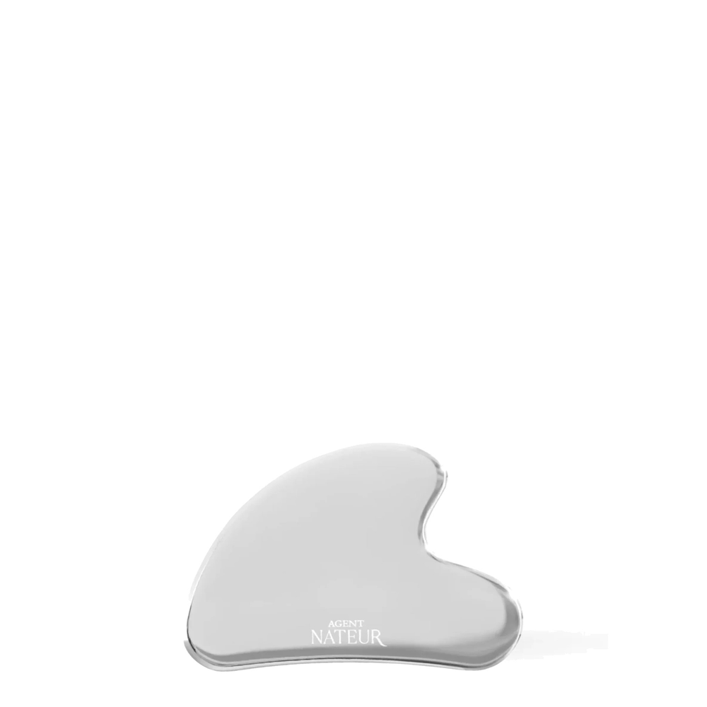 Agent Nateur gua sha en acier inoxydable pour sculpter et lifter le visage