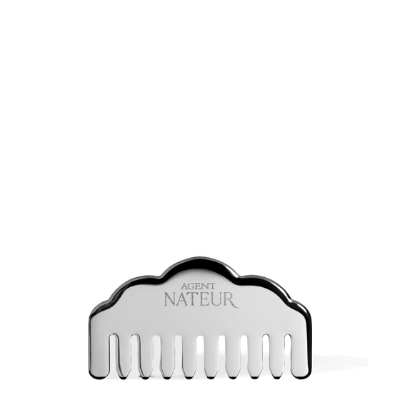 Agent Nateur stainless steel gua sha stimulating scalp comb