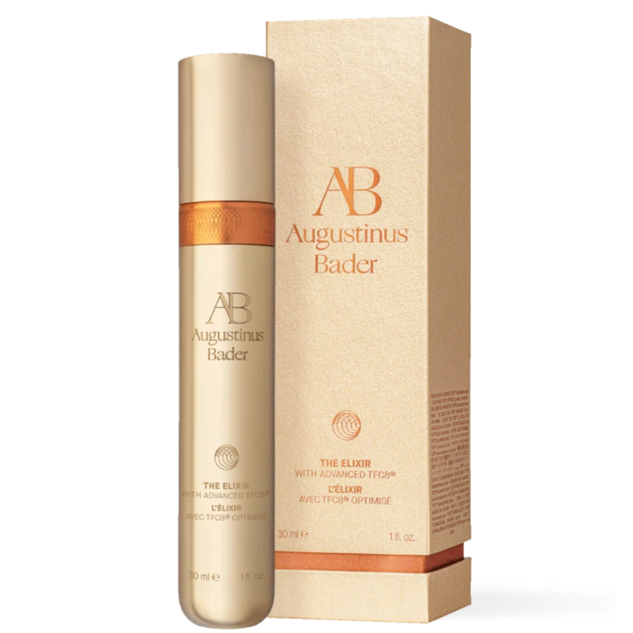 Augustinus Bader The Elixir serum bottle and product box