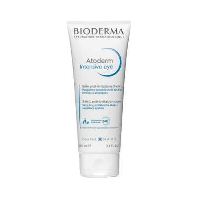 Bioderma Atoderm Intensive Eye cream tube on a white background