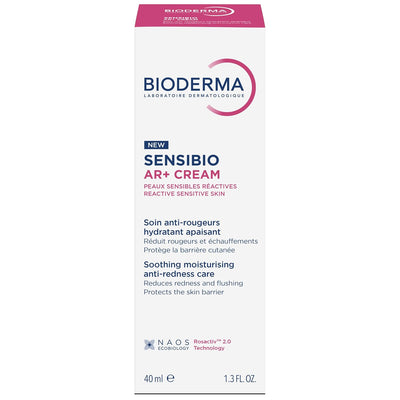 Bioderma Sensibio AR+ Cream packaging on a white background