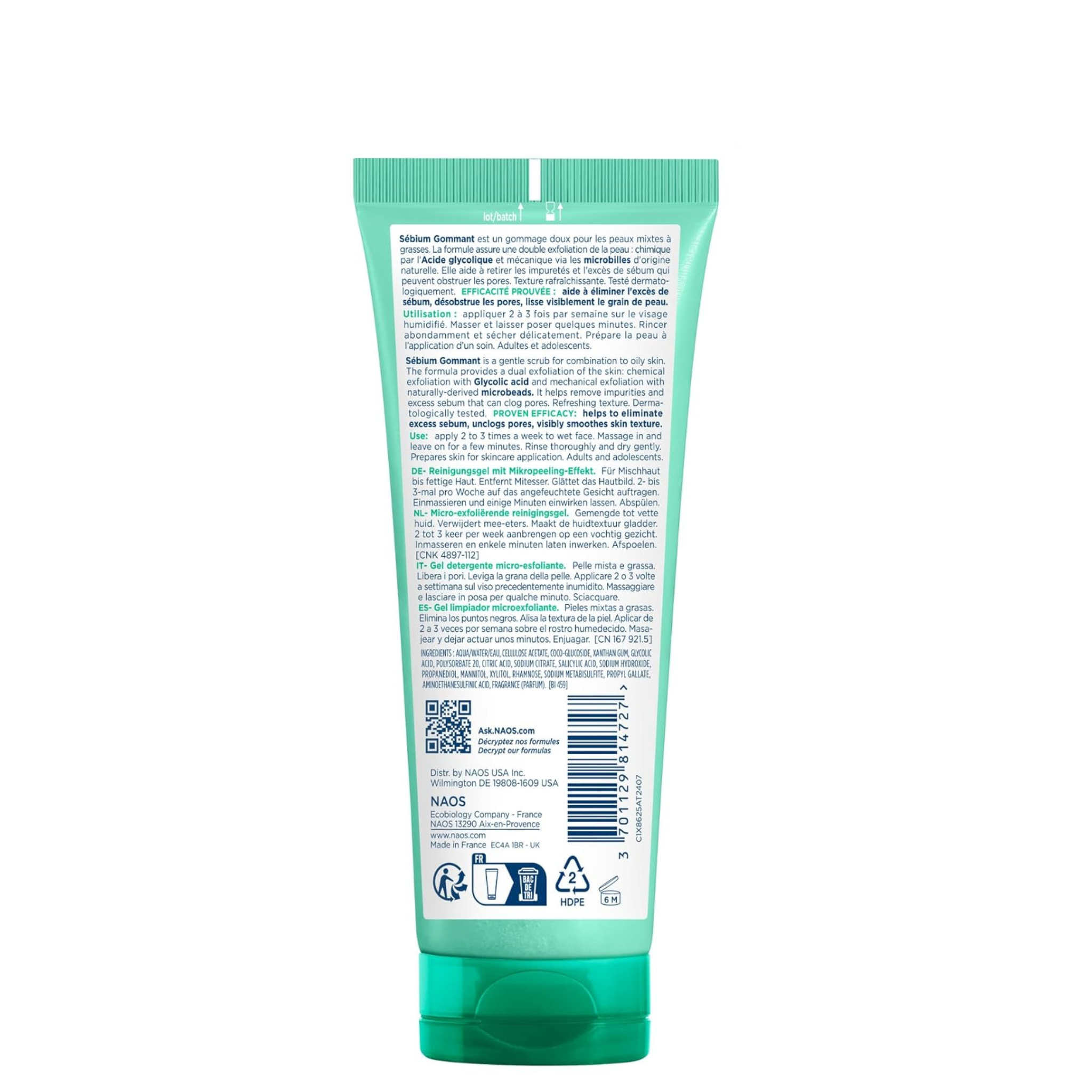 Bioderma Sebium Exfoliating Gel | Exfoliant - AHA | BHA | LOSHEN & CREM