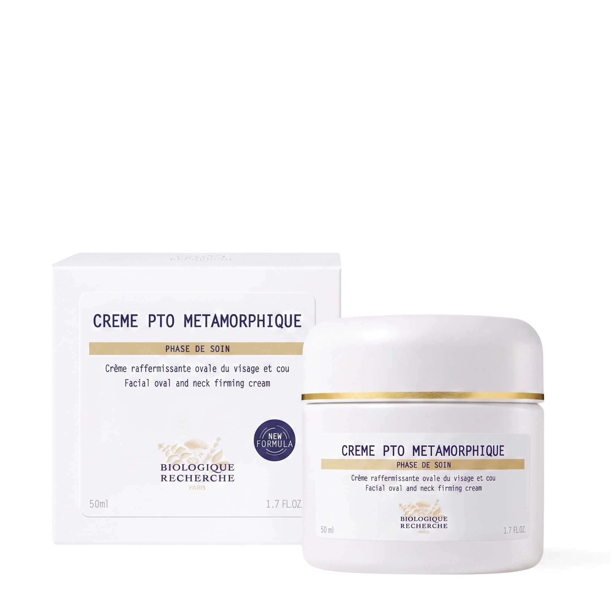Biologique Recherche PTO Métamorphique facial oval cream for sagging loss of tone and contour definition