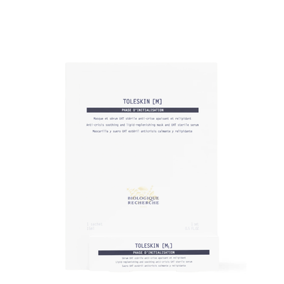 Biologique Recherche Toleskin M soothing mask and sterile serum for intolerant red reactive skin