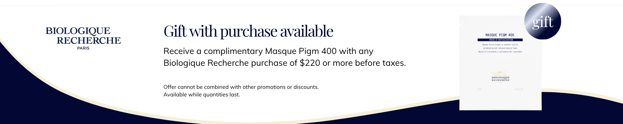 Biologique Recherche gift with purchase | Canada | Loshen & Crem
