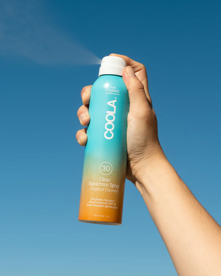 COOLA Clear Sunscreen Spray | SPF - Body 50+ | LOSHEN & CREM