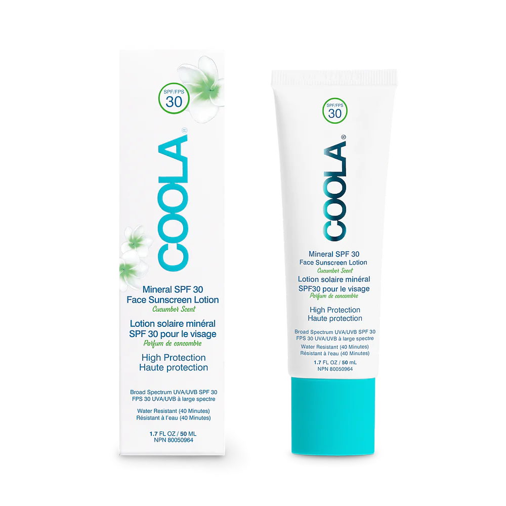COOLA Cucumber Scent Mineral SPF 30 Sunscreen Matte | Mineral sun protection | LOSHEN & CREM
