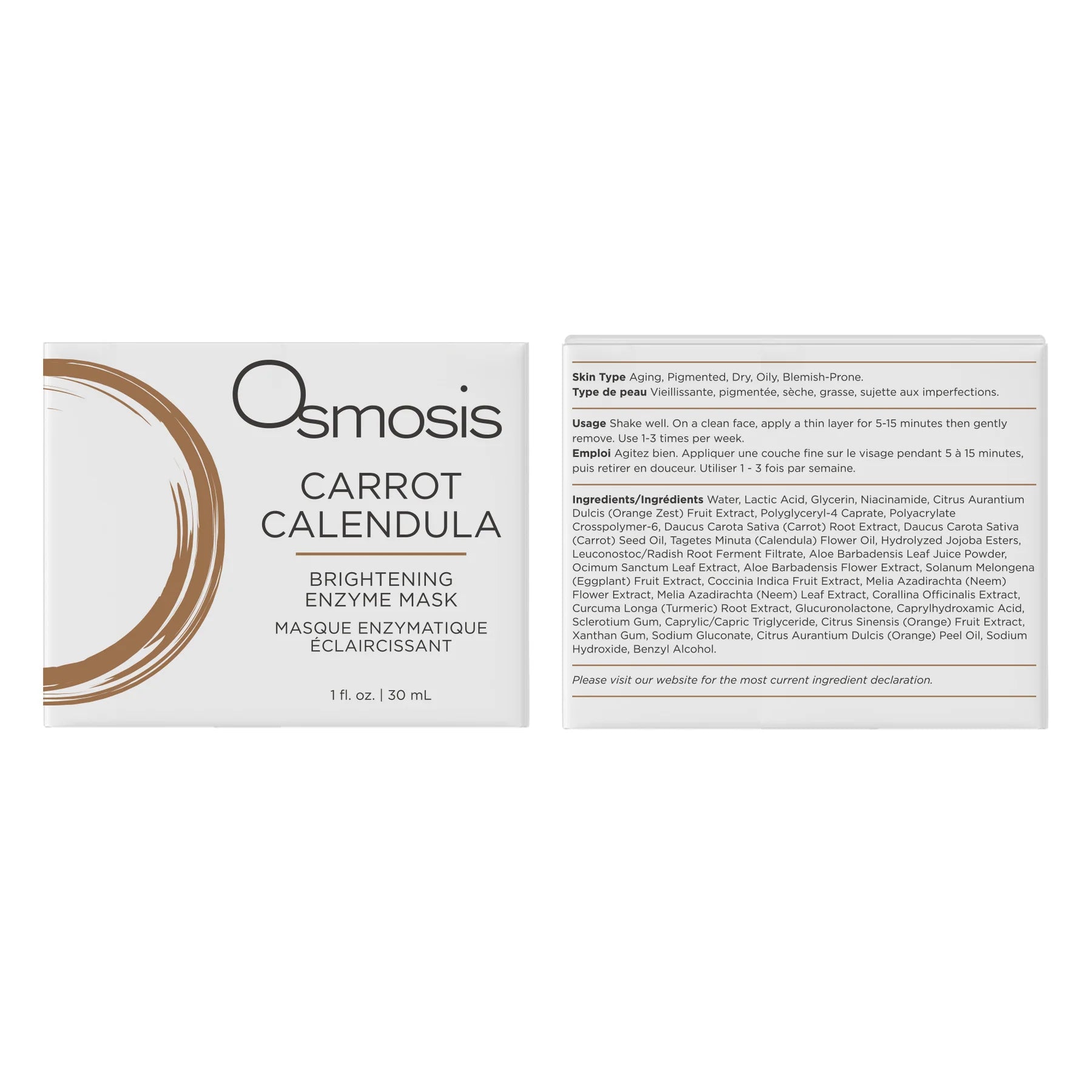 Carrot calendula mask | Mask - Enzymes | LOSHEN & CREM