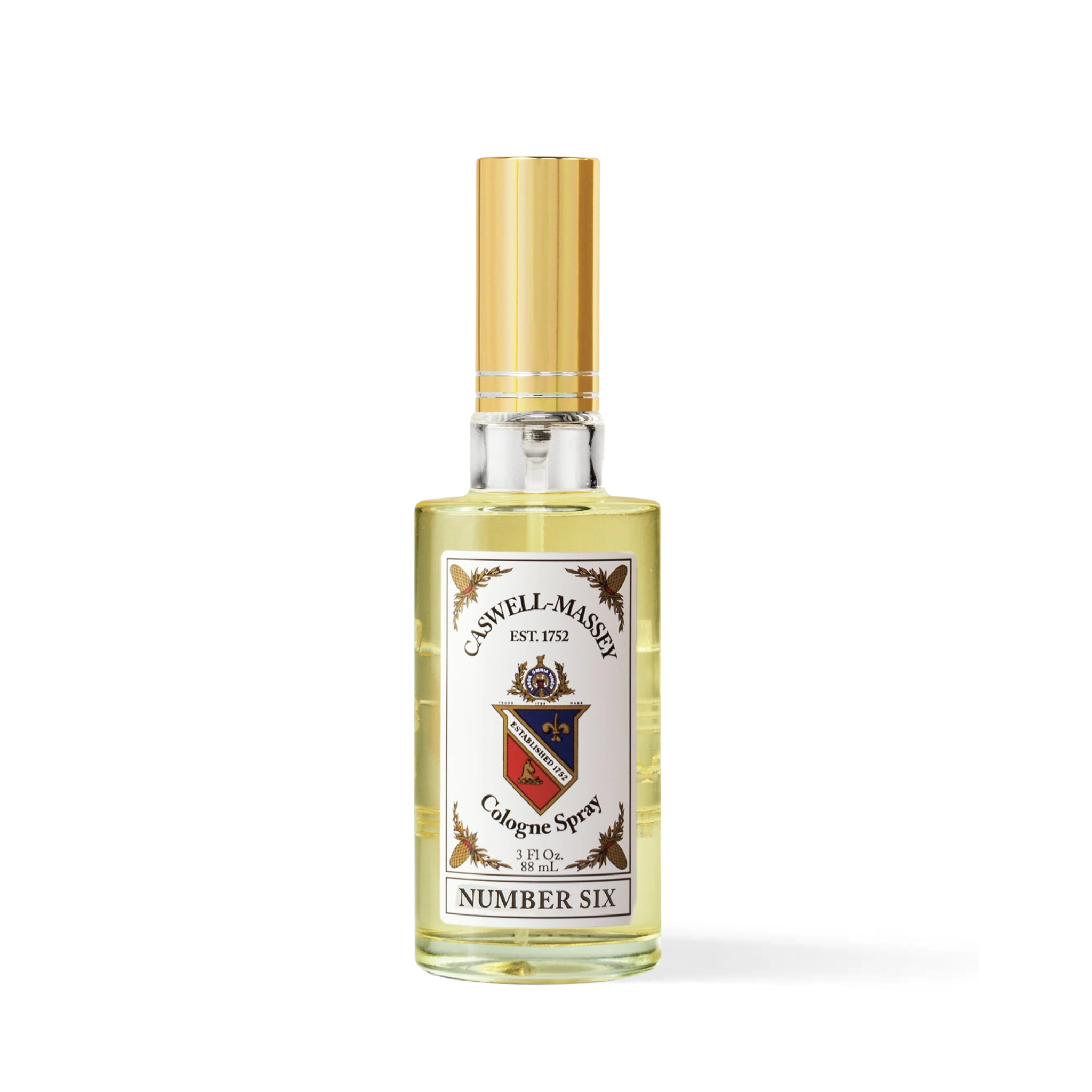 Caswell-Massey Number Six Cologne citrus woody fragrance with bergamot rosemary clove and lavender