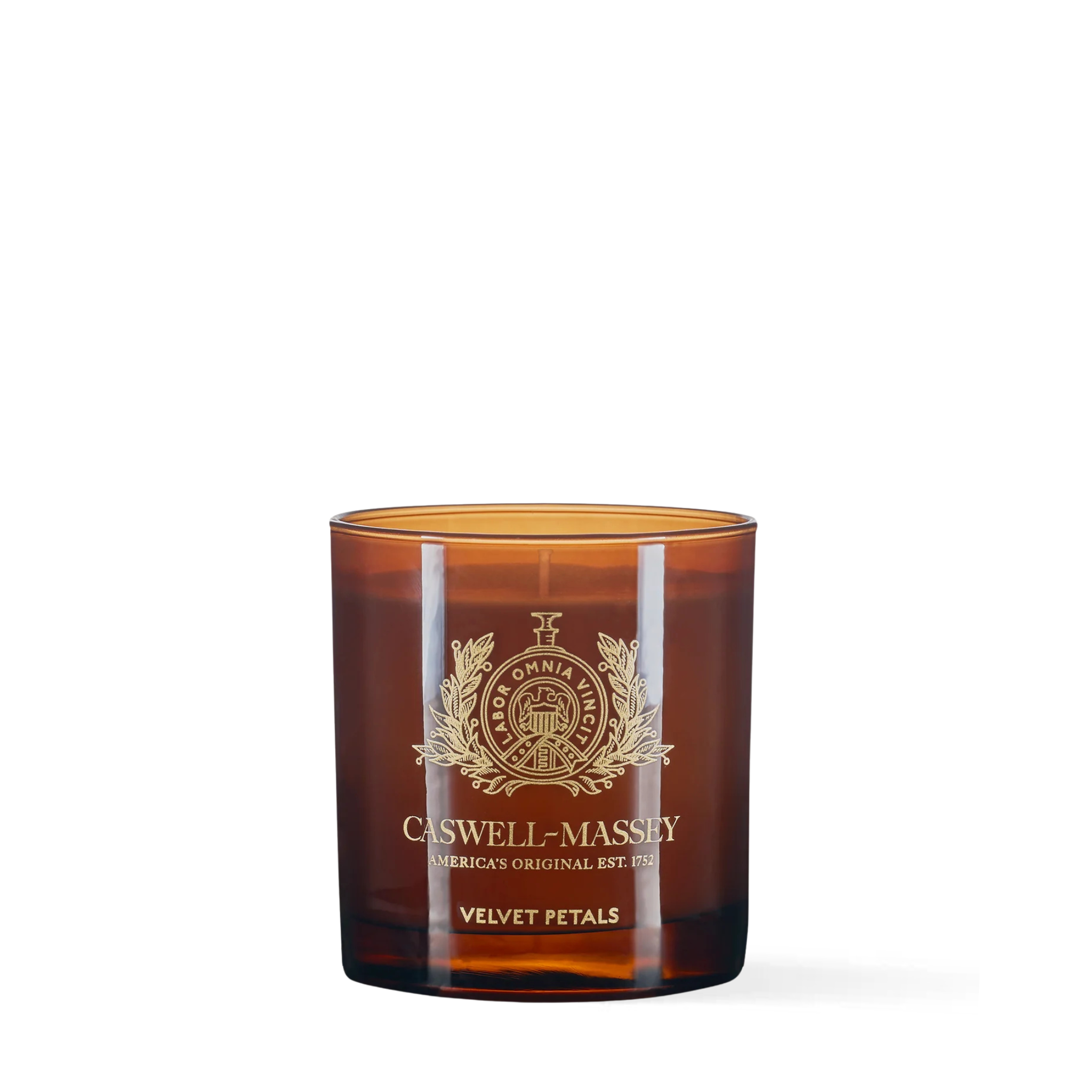 Caswell-Massey Velvet Petals Candle soft floral musk candle with lily of the valley ylang ylang and white musk