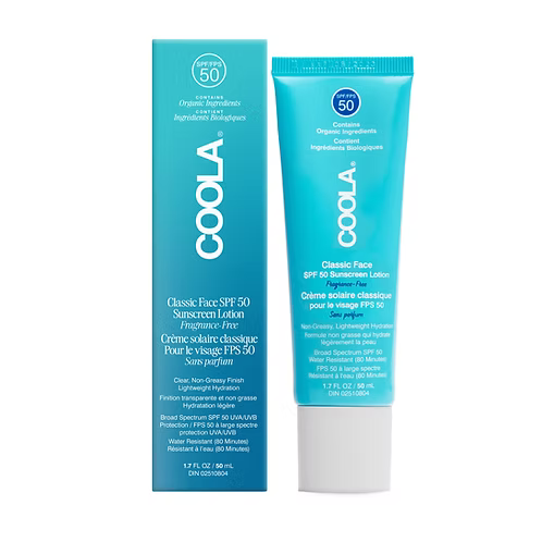 COOLA Classic Face Sunscreen Lotion SPF 50 | SPF - Chemical 50+ | LOSHEN & CREM