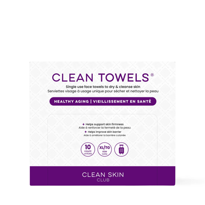 Clean Skin Club Clean Towels® Healthy Aging | Cleansing - Wipes | LOSHEN & CREM
