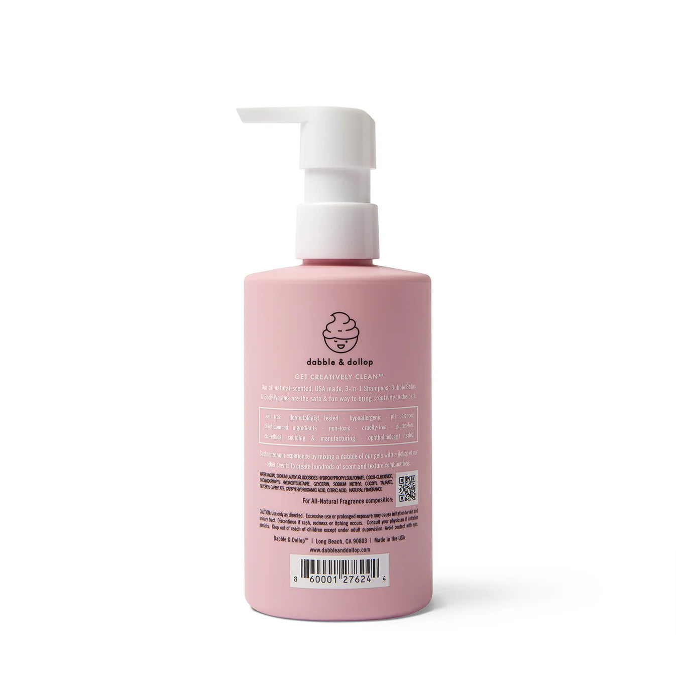Coconut Bubble Bath, Body Wash & Shampoo | Bath - Hair & body wash kids | LOSHEN & CREM