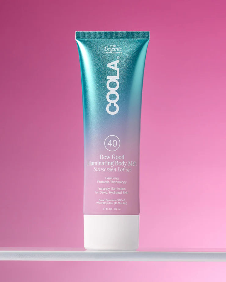 COOLA Dew Good Illuminating Body Melt Lotion SPF 40 | Sunscreen | LOSHEN & CREM