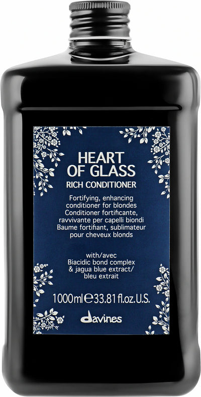 Davines Heart of Glass Rich Conditioner | Blonde hair conditioner | LOSHEN & CREM