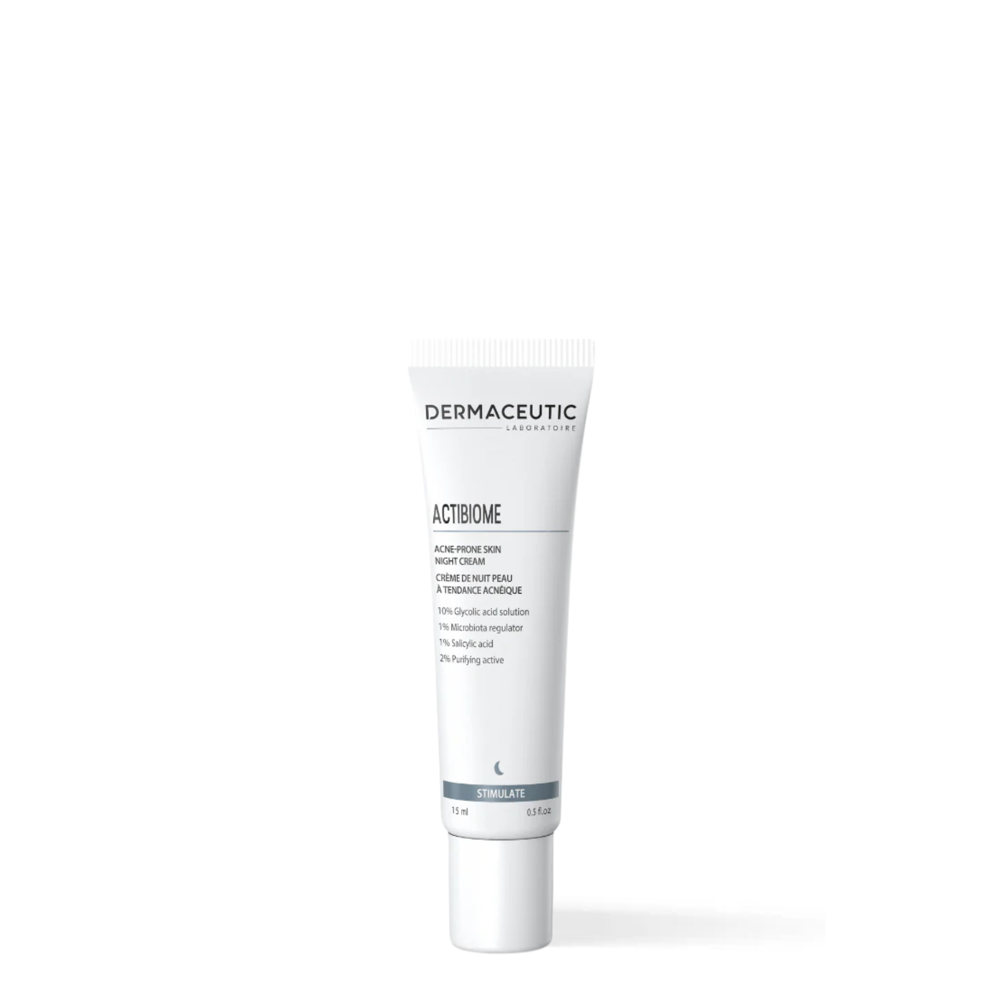 Dermaceutic Activabiome acne-prone skin night cream for blemishes, congested pores and excess oil.