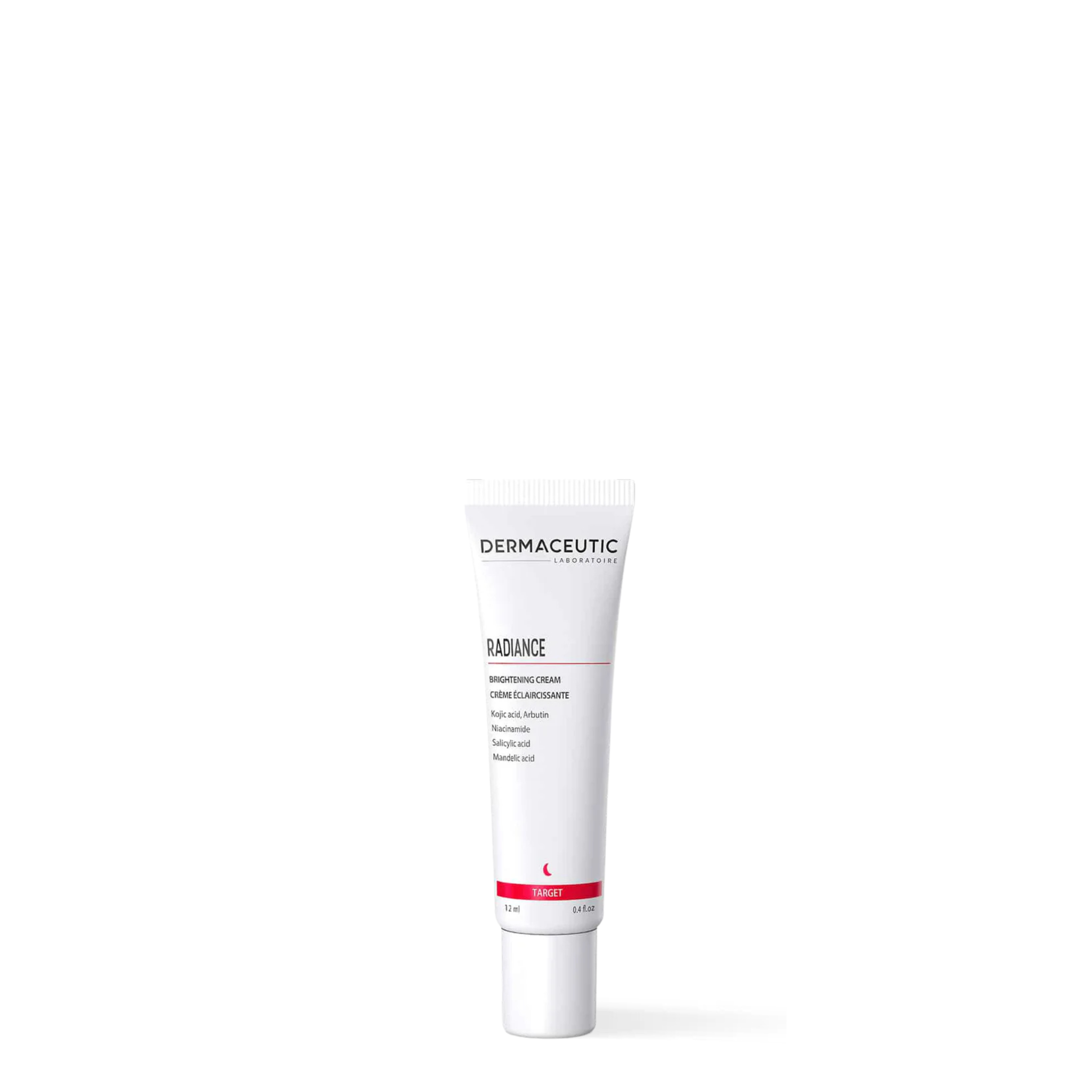 Dermaceutic Radiance Brightening Cream for dark spots, dullness, post-blemish marks and uneven skin tone.