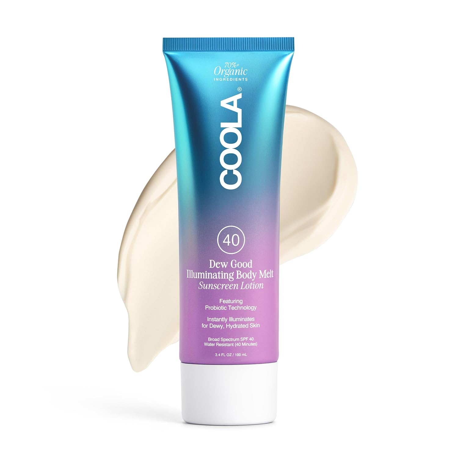 COOLA Dew Good Illuminating Body Melt Lotion SPF 40 | SPF - Body 40+ | LOSHEN & CREM