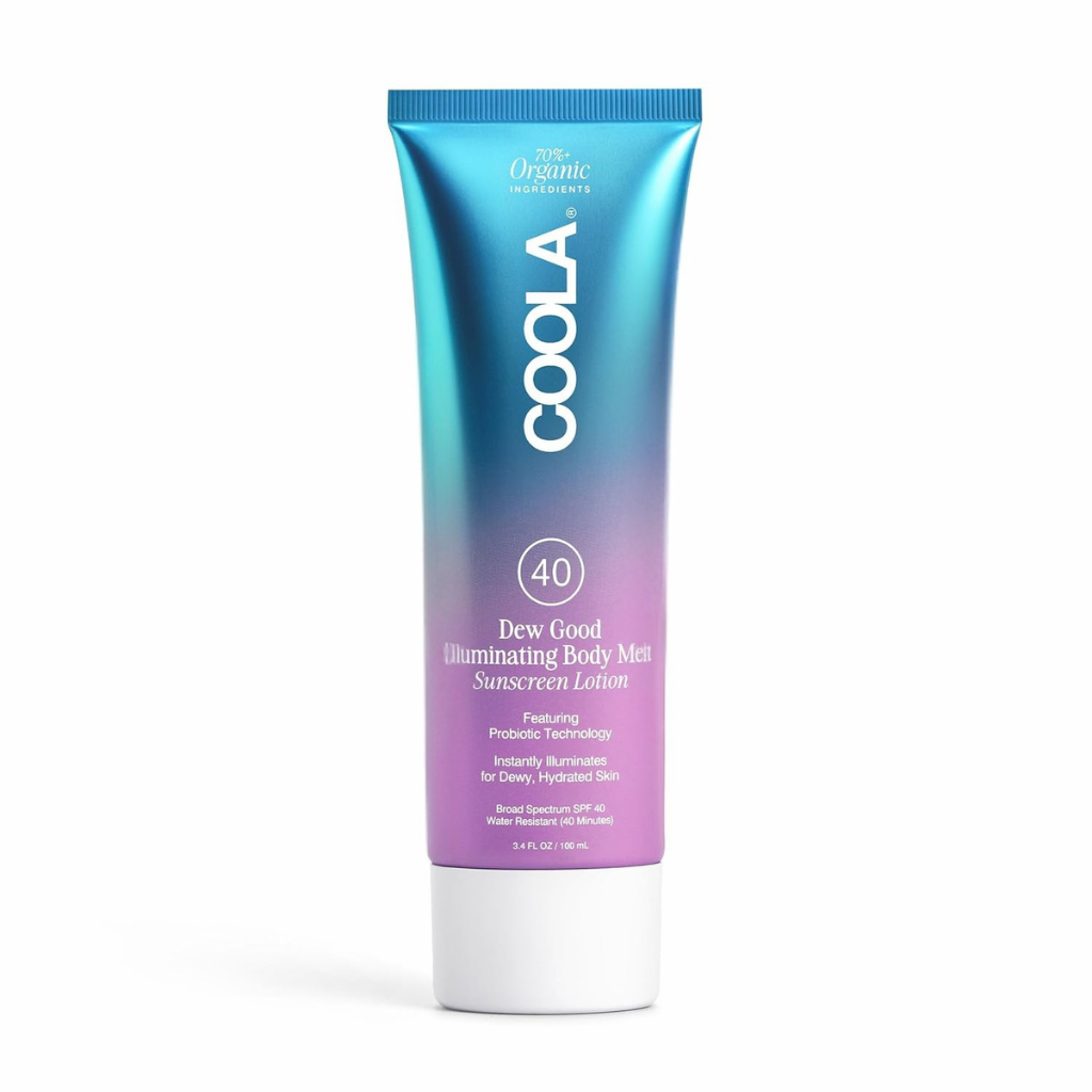 COOLA Dew Good Illuminating Body Melt Lotion SPF 40 | Sunscreen | LOSHEN & CREM
