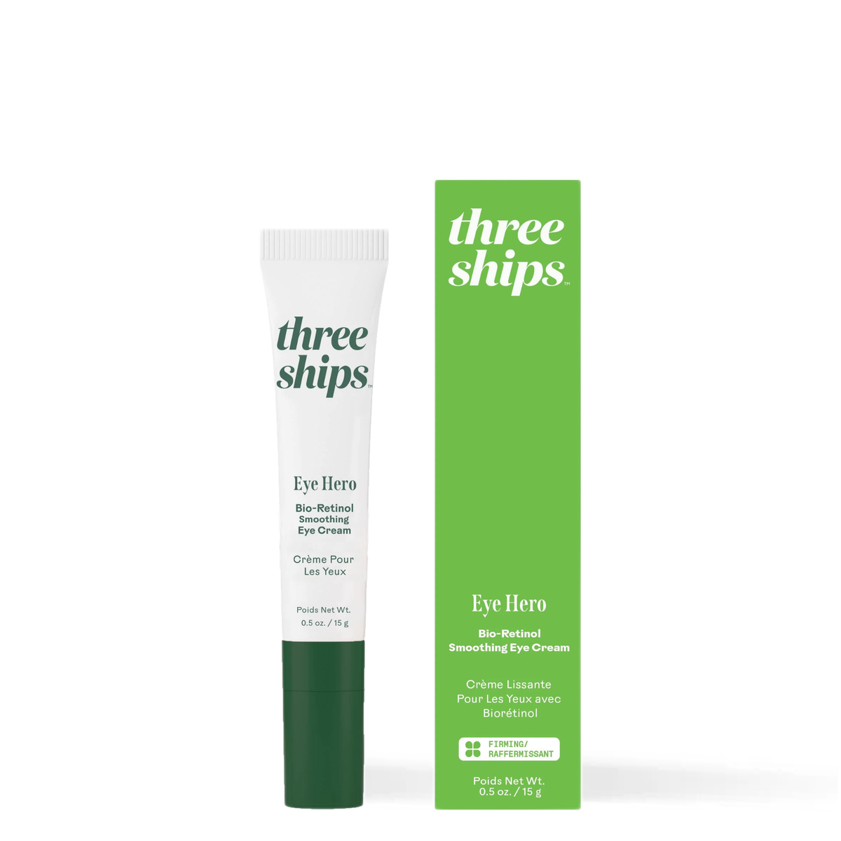 Firming eye cream with rambutan and cooling ceramic applicator