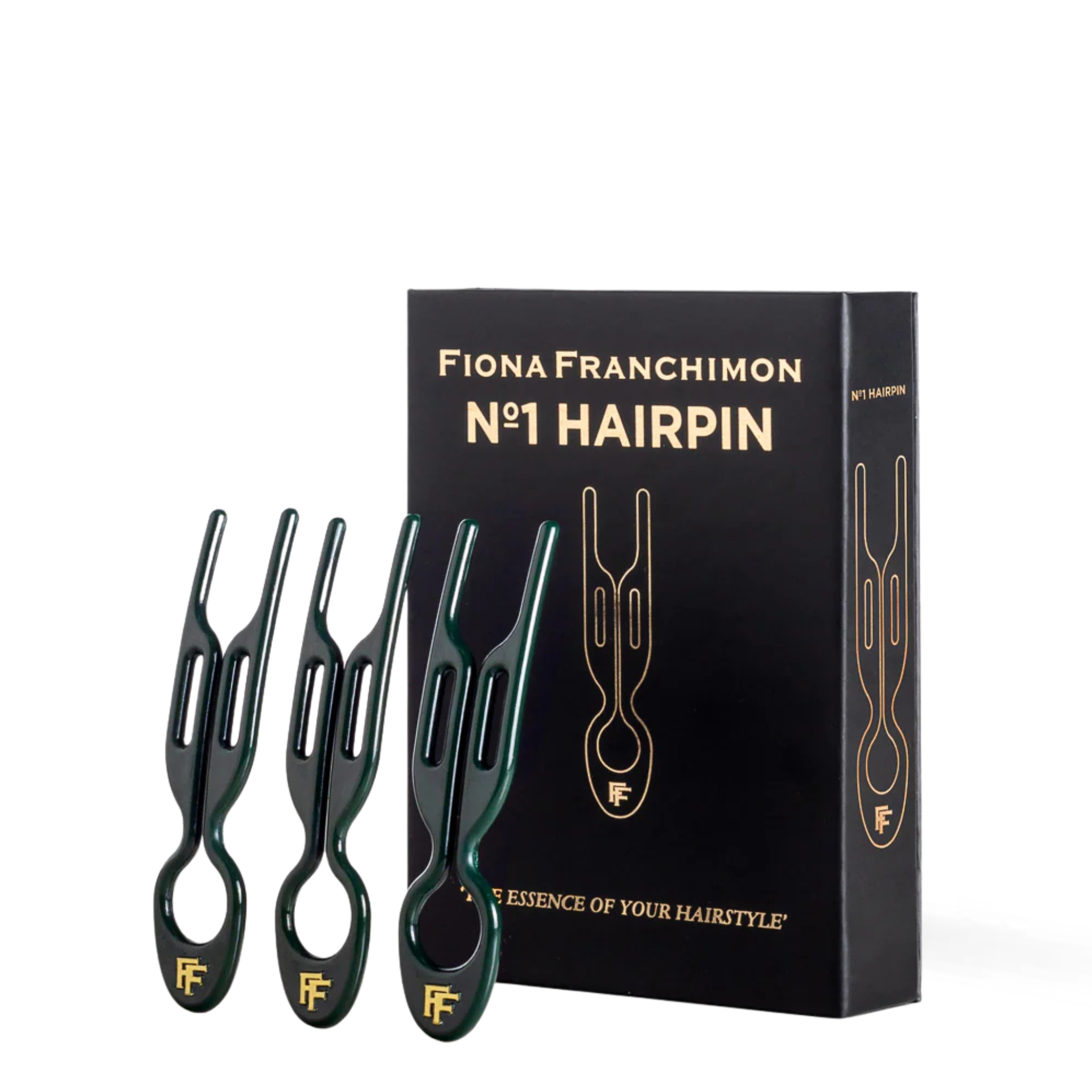 Fiona Franchimon | Nº1 HAIRPIN - Emerald Green | Accessories - French pin | LOSHEN & CREM