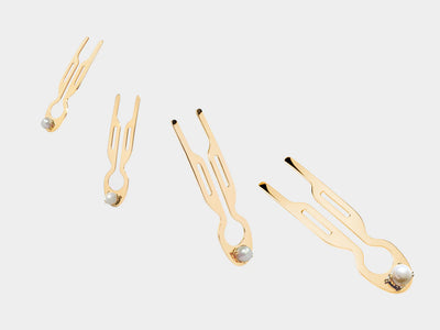 Fiona Franchimon | Nº1 HAIRPIN Steel Pearl | Accessories - French pin | LOSHEN & CREM