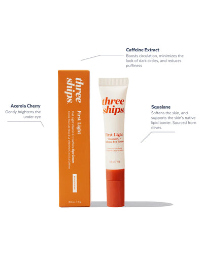First Light Vitamin C + Caffeine Eye Cream | Dark circles | LOSHEN & CREM