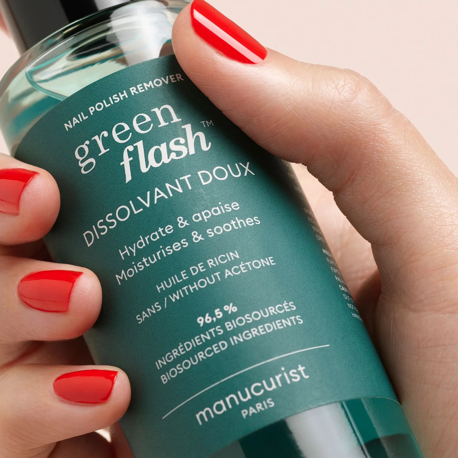 Gentle Polish Remover Green Flash™ | Gel nail polish remover | LOSHEN & CREM