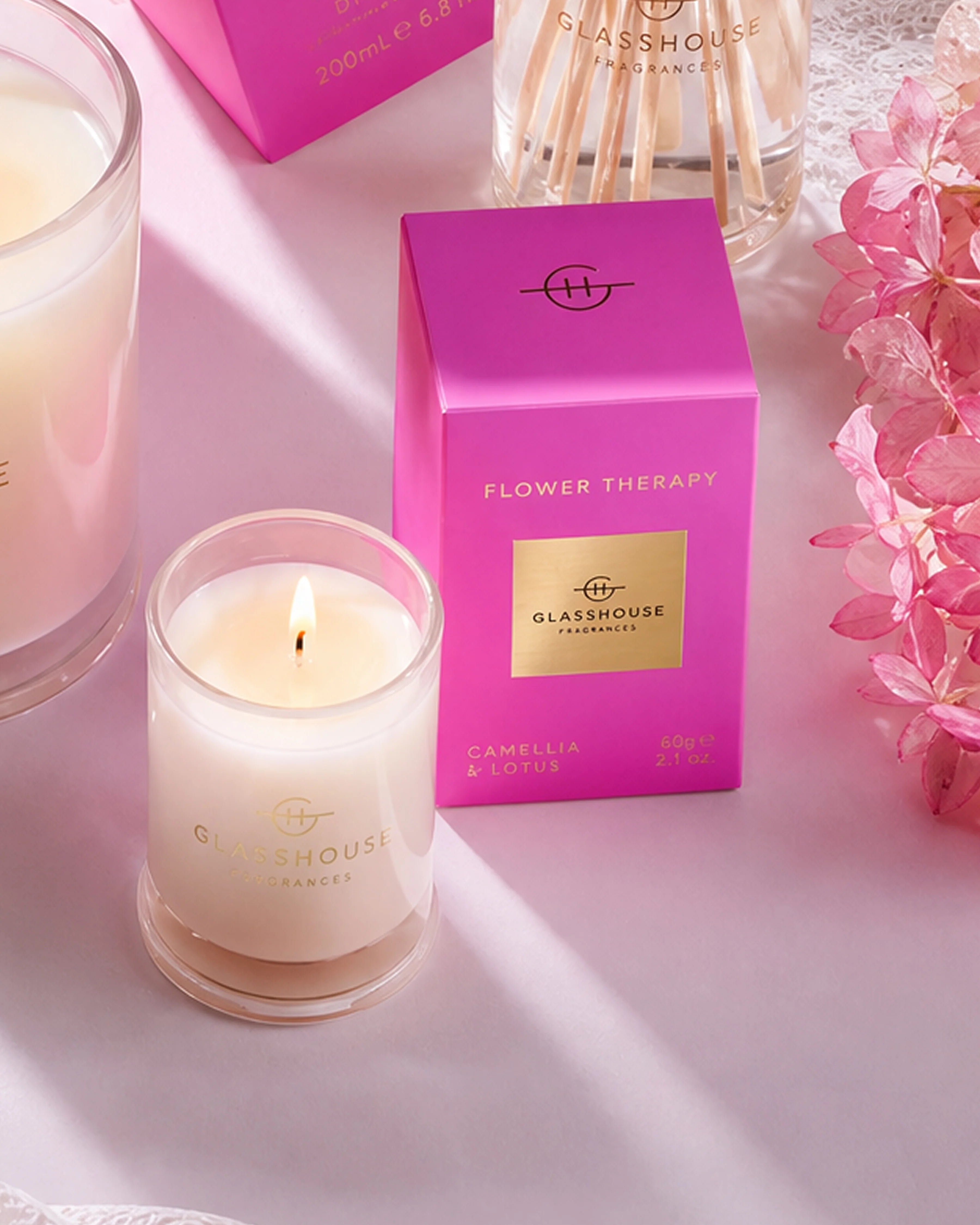 Flower Therapy - Candle | Candle - Triple Scented Soy | LOSHEN & CREM