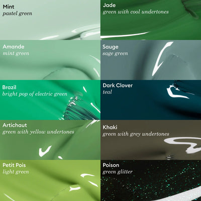 Semi-permanent LED Green Flash™ - Green | Gel nail polish | LOSHEN & CREM