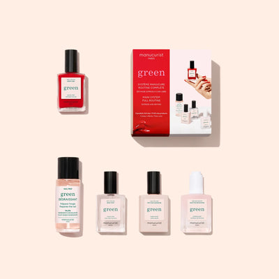 Green™ Natural Nail Polish Discovery Kit - Poppy Red | Sets - Nail care | LOSHEN & CREM