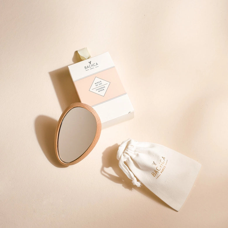 Hand Mirror with Pouch | Accessories - Mirror | LOSHEN & CREM