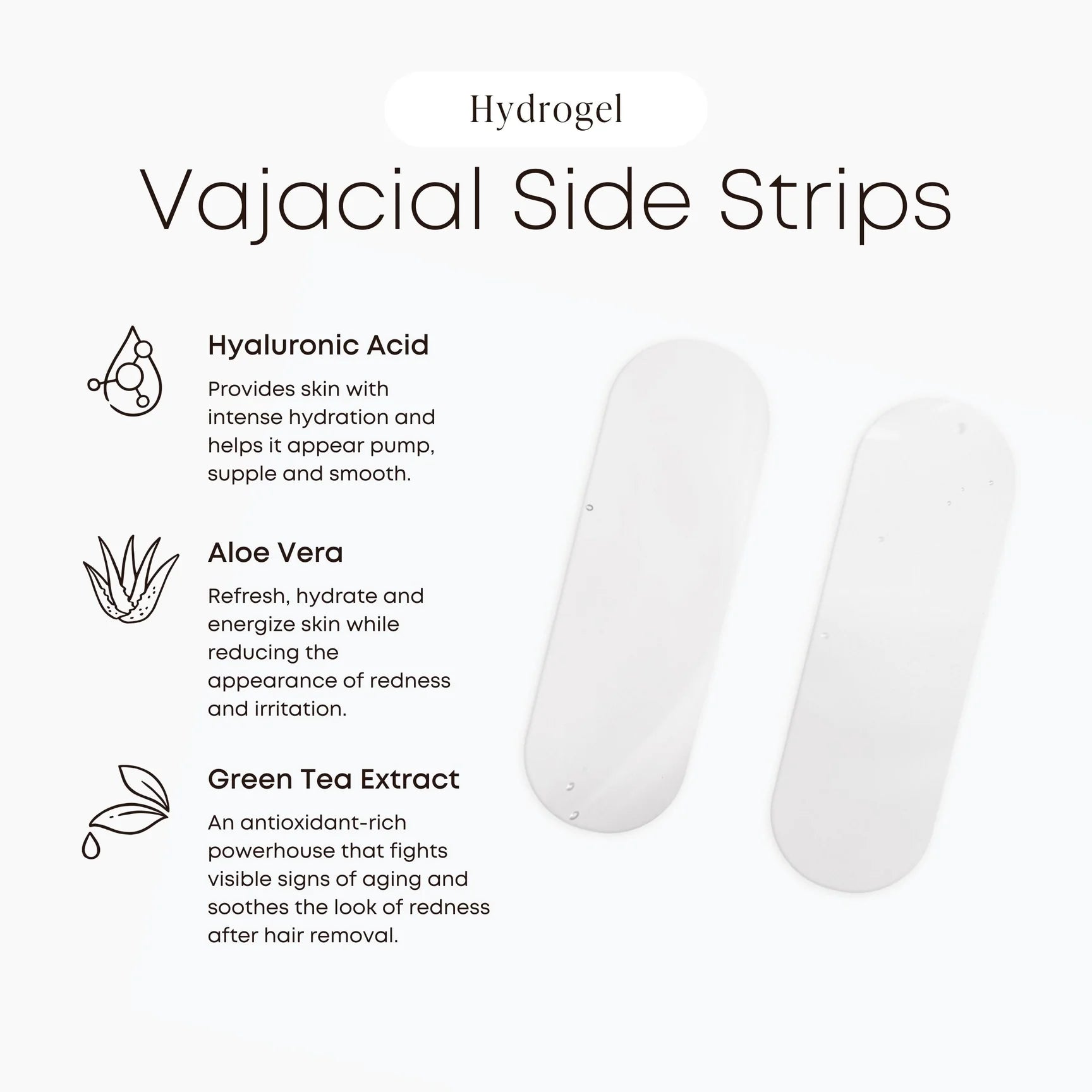 Hydrogel Vajacial Side Strips | Body - Ingrown solution | LOSHEN & CREM