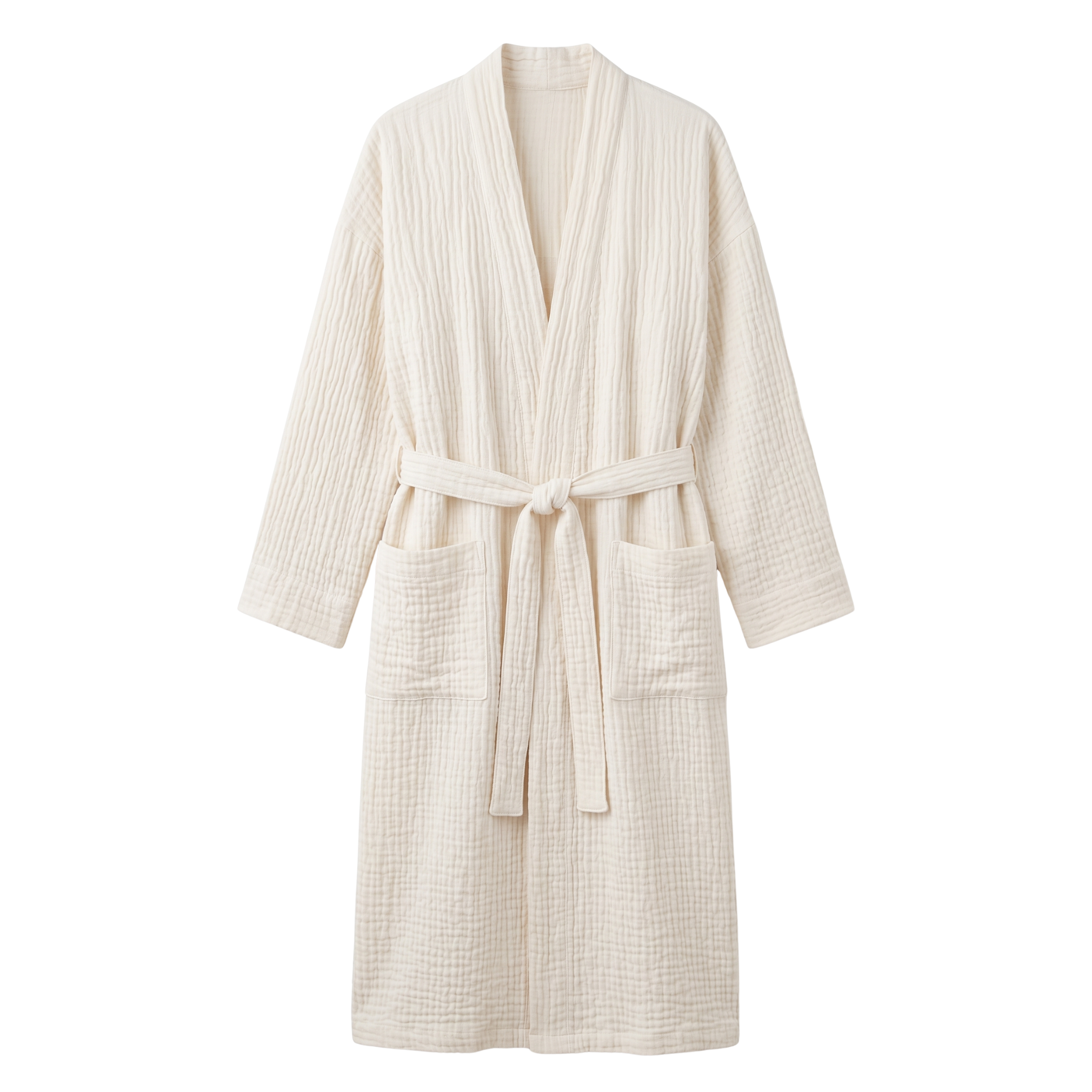 Indaba Crinkle Linen/Cotton Robe