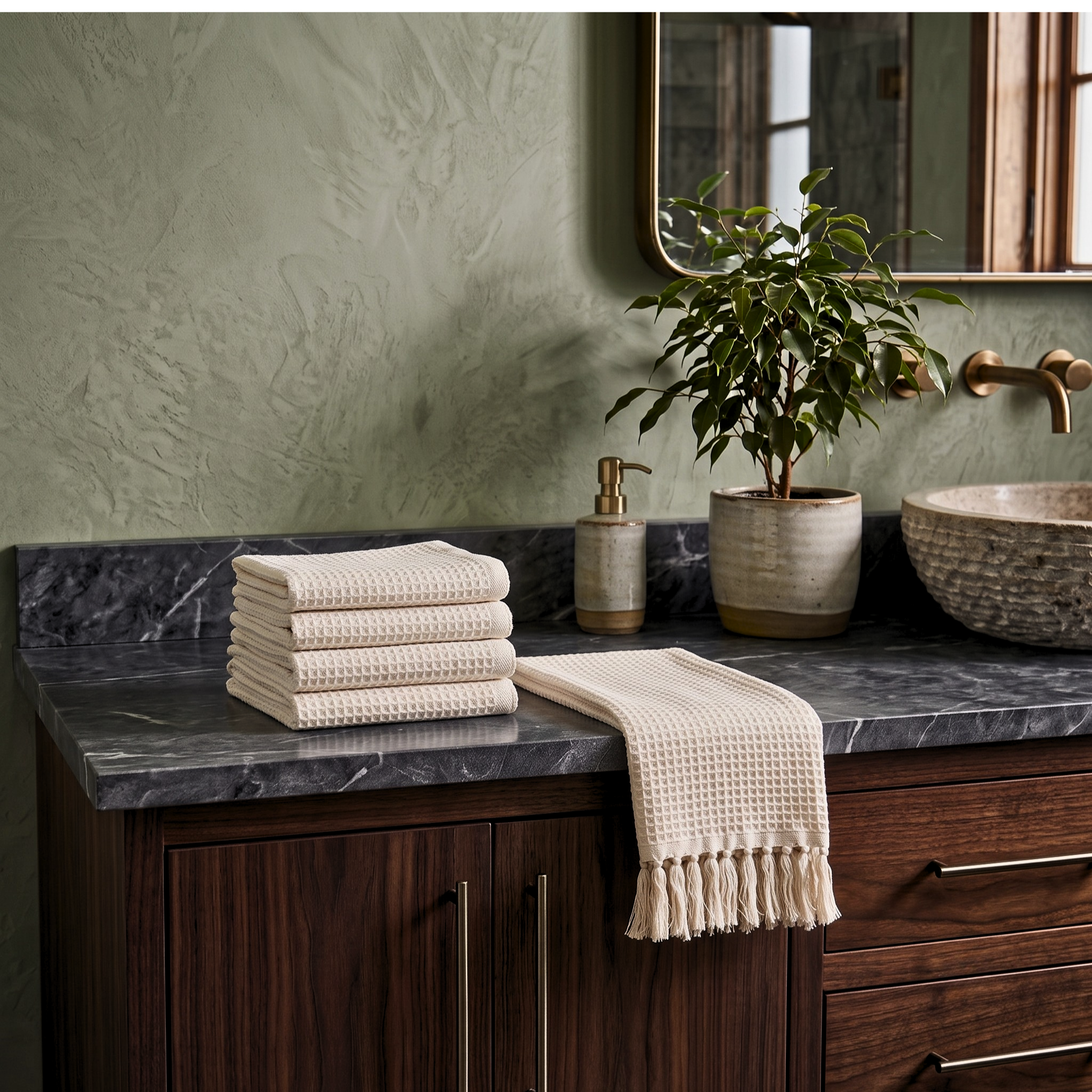 Indaba Waffle Hand Towel