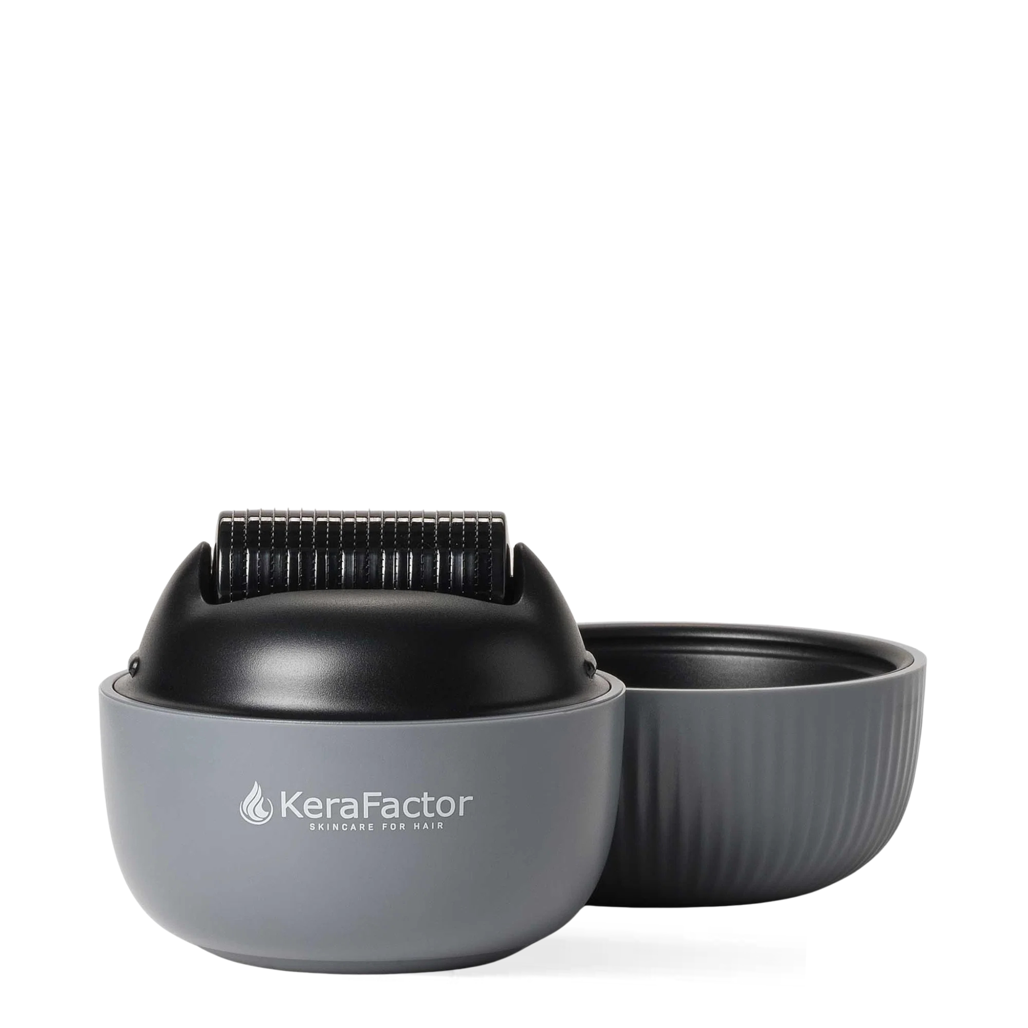 KeraFactor KeraRoller scalp microneedling tool with 1200 stainless steel needles