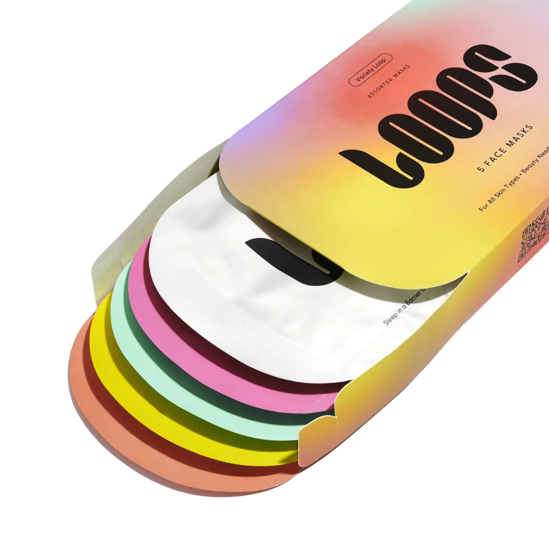 Variety Loop - 5 Bestselling Hydrogel Face Masks | Mask - Biocellulose | LOSHEN & CREM