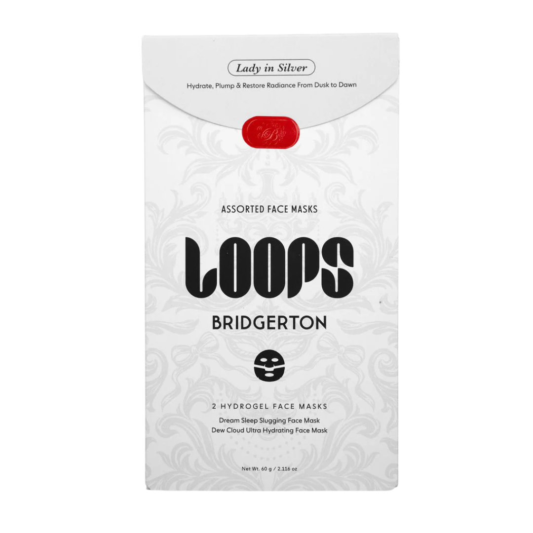 LOOPS x Bridgerton: Lady In Silver | Mask - Biocellulose | LOSHEN & CREM