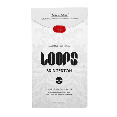 LOOPS x Bridgerton: Lady In Silver | Mask - Biocellulose | LOSHEN & CREM