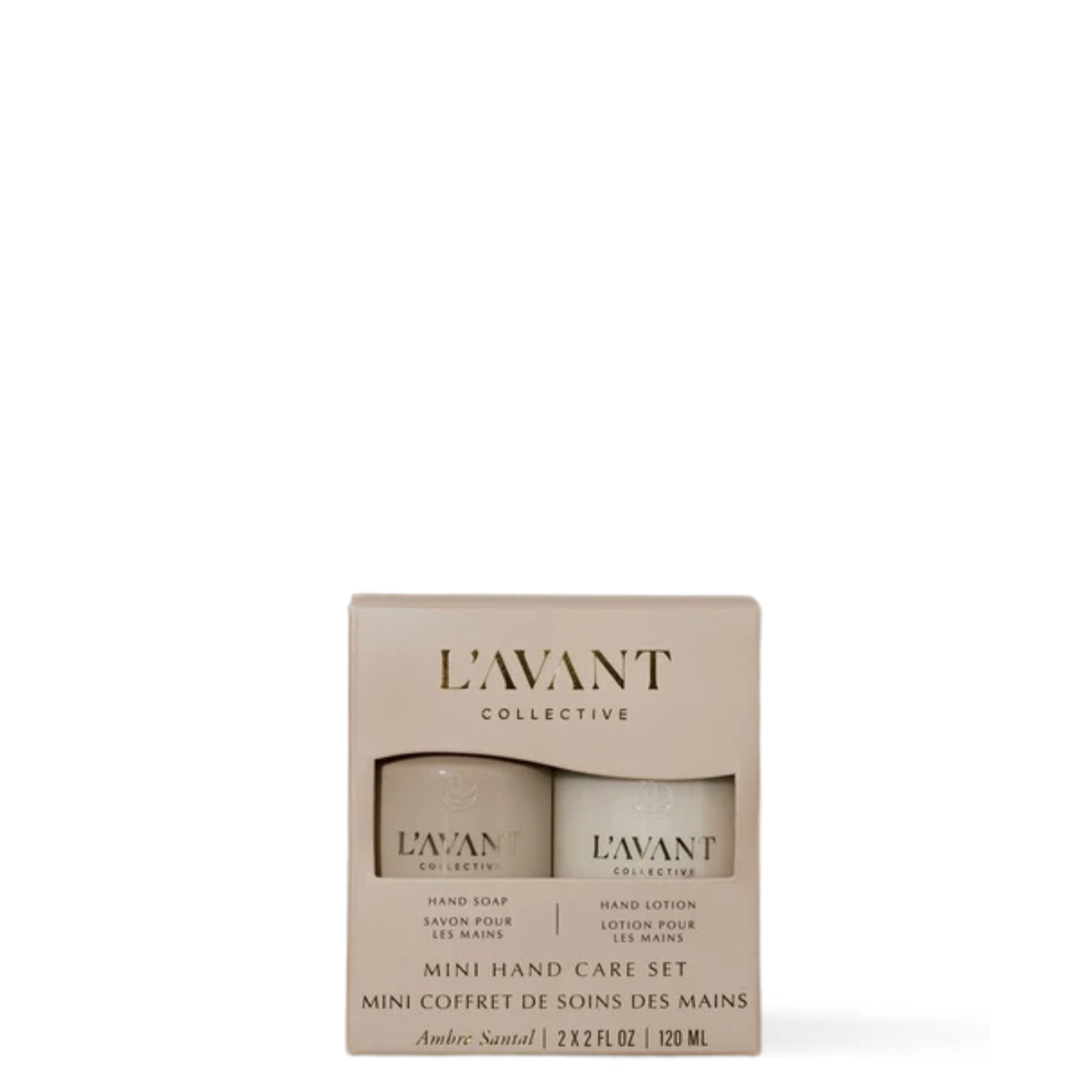 Mini Hand Care Set, Hand Soap + Hand Lotion Ambre Santal | Hand - Wash | LOSHEN & CREM