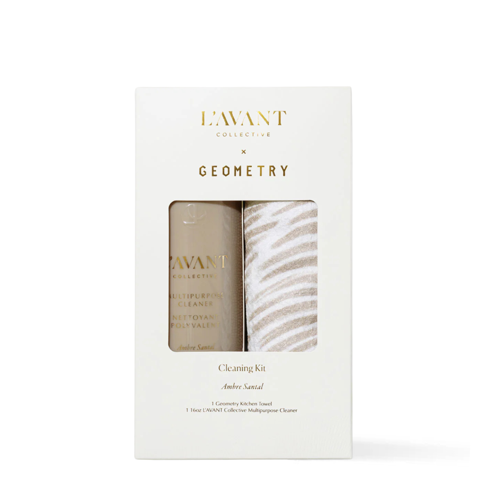 L’AVANT x Geometry Cleaning Kit – Ambre Santal
