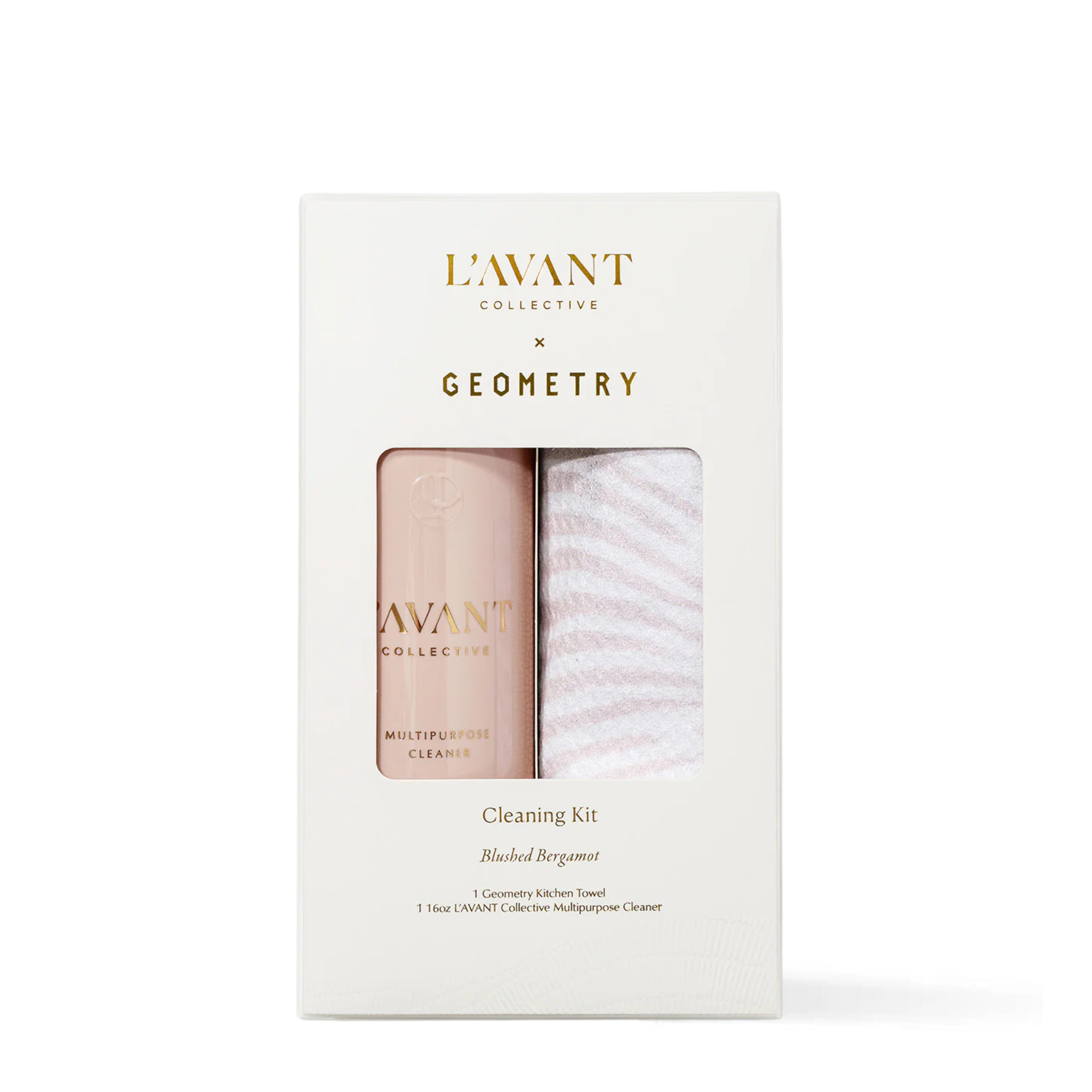 L'AVANT x Geometry Cleaning Kit - Blushed Bergamot