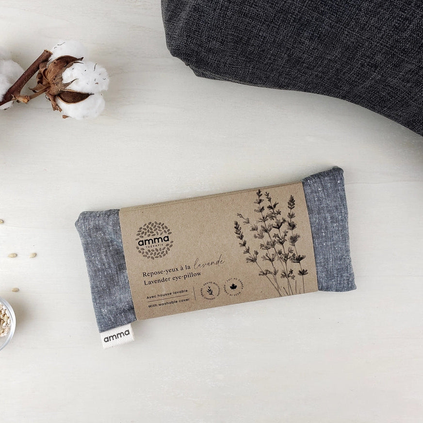 Amma Therapie Lavender Eye Pillow with Washable Cover