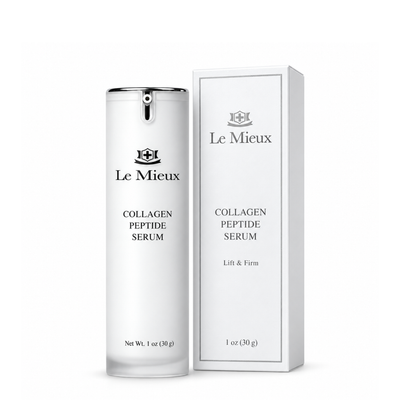 Le Mieux Collagen Peptide Serum 1 oz Hya10+ multi-peptide firming treatment box