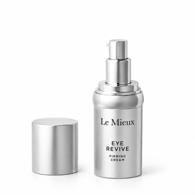 Le Mieux Eye Revive Firming Cream open pump