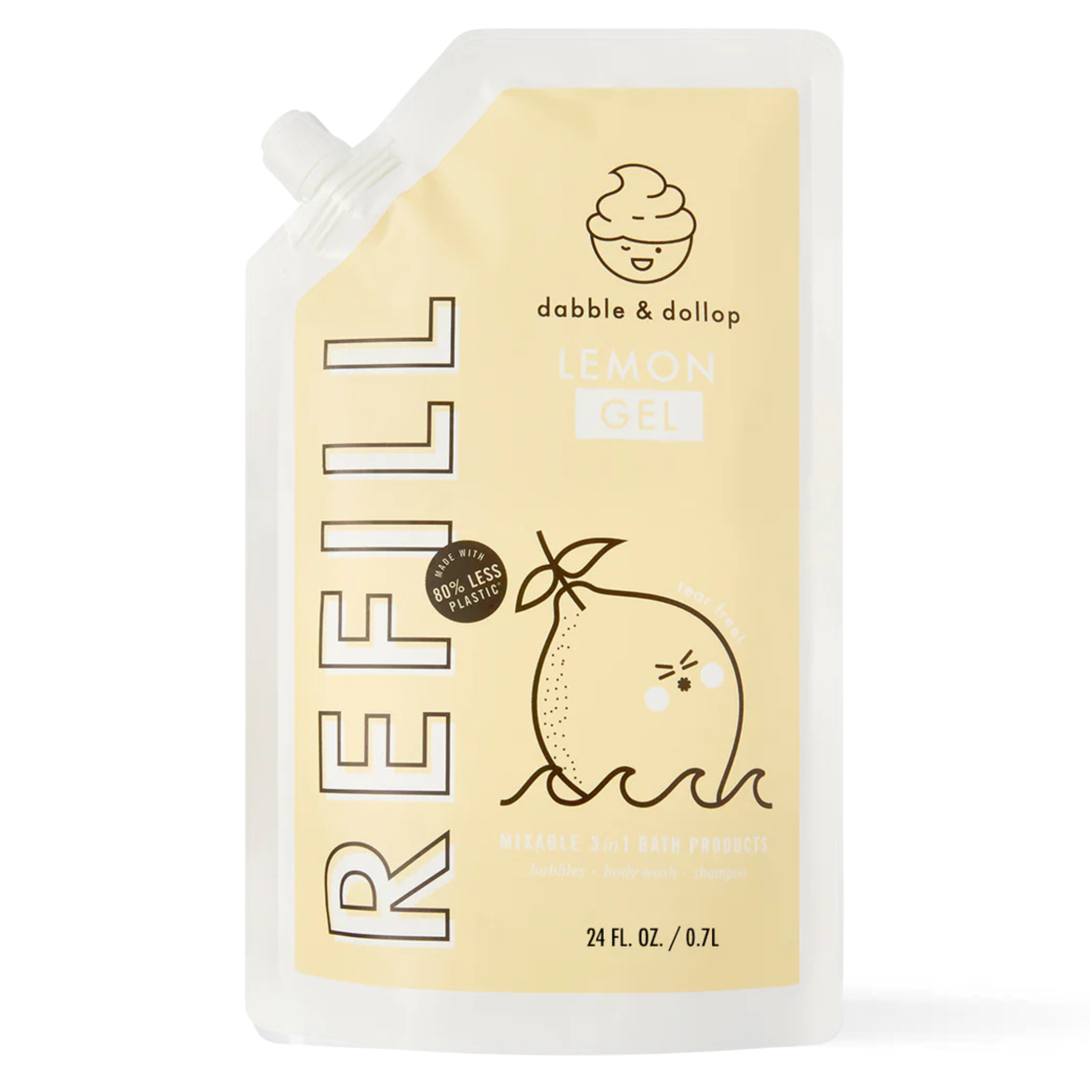 Lemon Bubble Bath, Body Wash & Shampoo | Bath - Hair & body wash kids | LOSHEN & CREM
